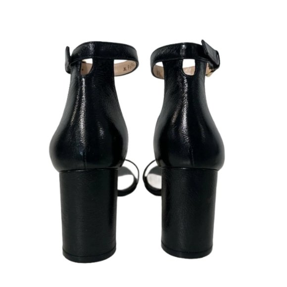 Stuart Weitzman Black Chunk Heel 8.5 - Picture 3 of 3